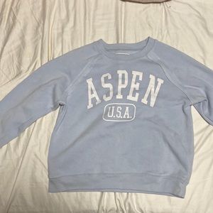 Light blue Aspen crewneck crewneck